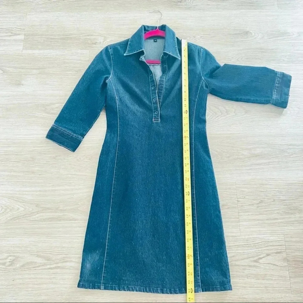 Jacob Blue Jeans Denim Dress Y2K Size Small - Picture 7 of 10